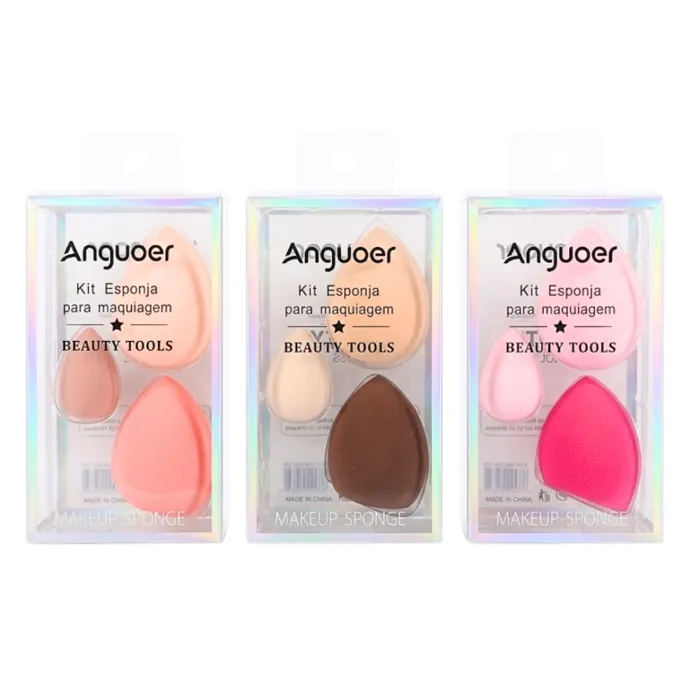 Set de 3 Esponjitas Blender para Maquillaje Anguoer