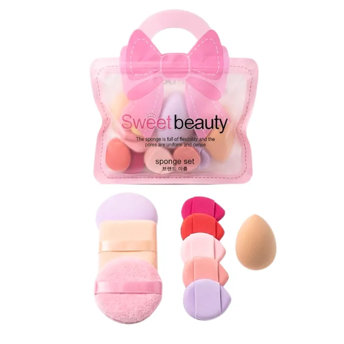 Set de 9 Esponjas de Latex para Maquillaje