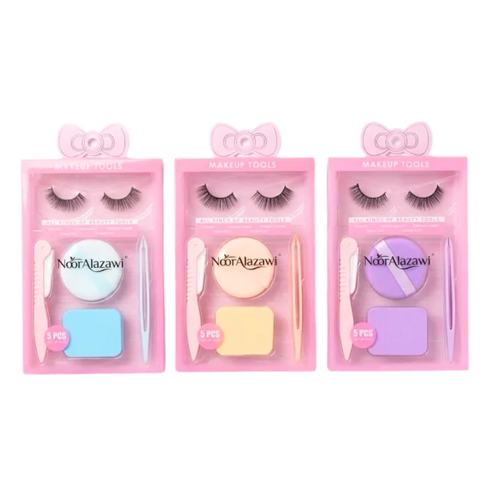 Set de Belleza Esponjitas + Perfilador Facial y Pestañas