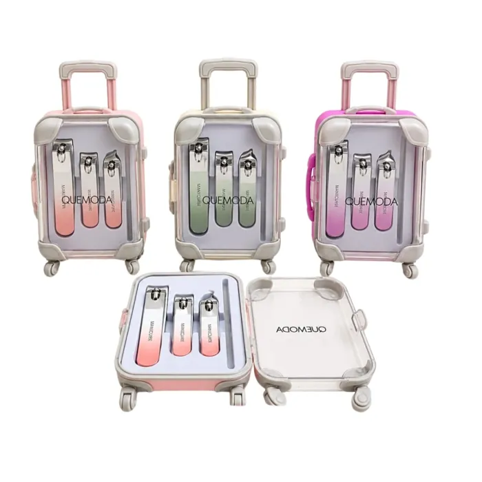 Set de Corta Uñas en Estuche de Mini Valija