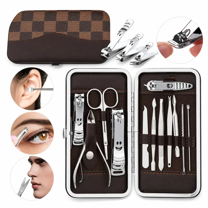 Set x12 Estuche Alicate Tijera Limas