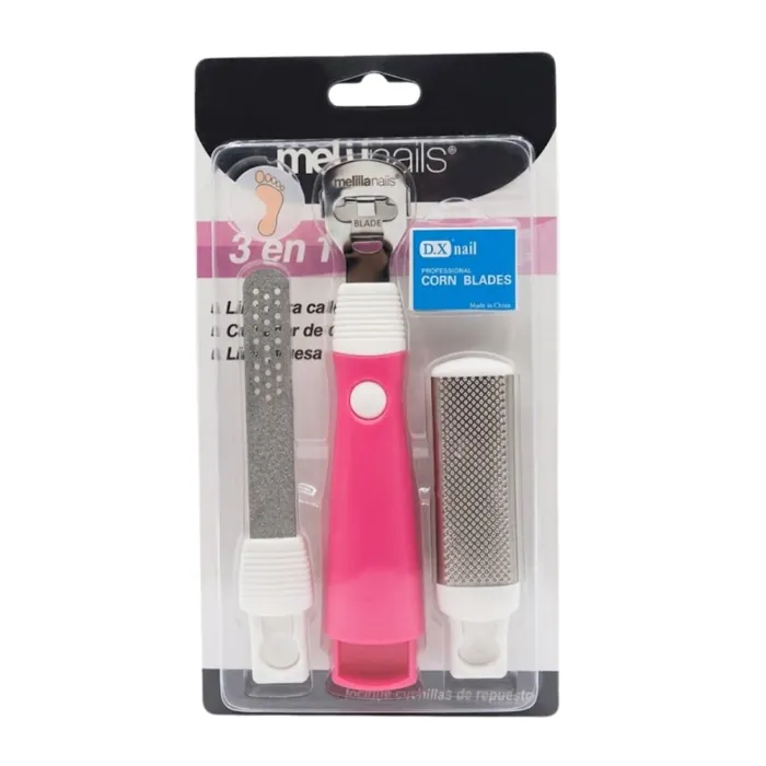 Set x3 Herramientas para 3 en 1 Corta Callos Lima