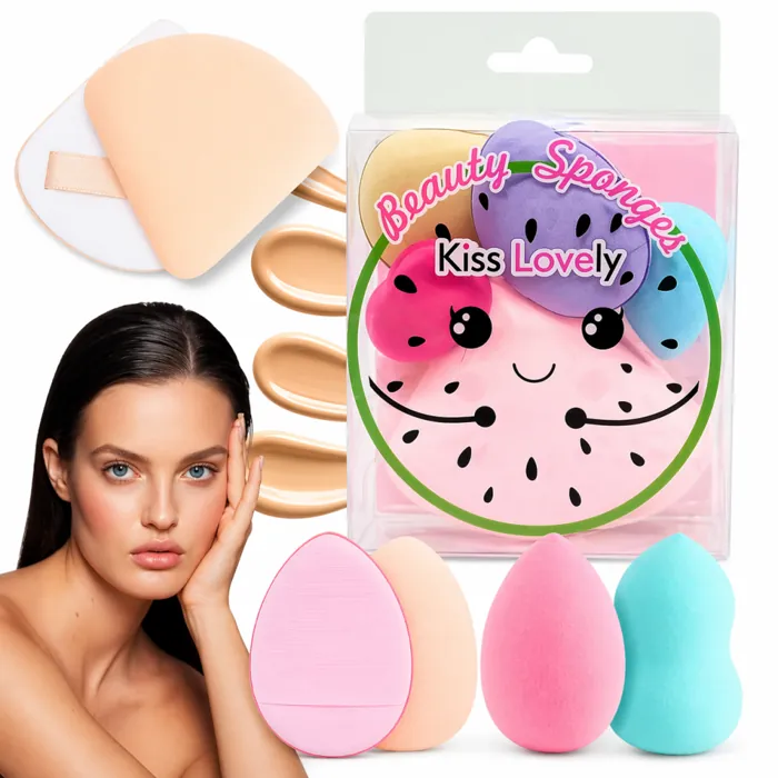 Set x5 Mini Esponjas Flufy Maquillaje