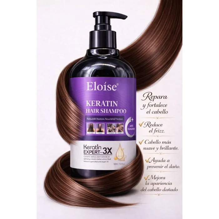 Shampoo de Keratina Expert-3x 500 ml