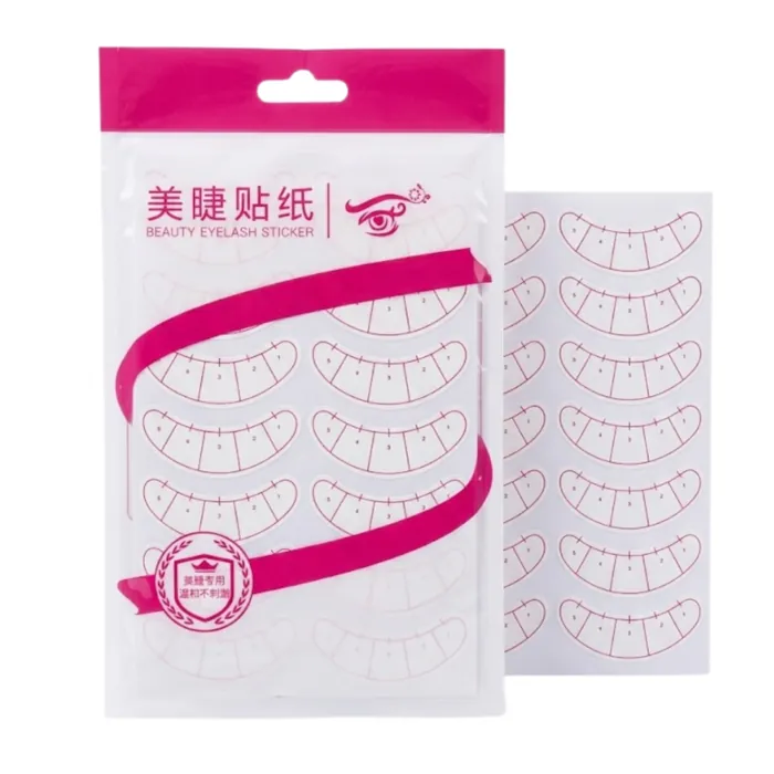 Stickers Guía para Pestañas x10 Planchas Eyelash