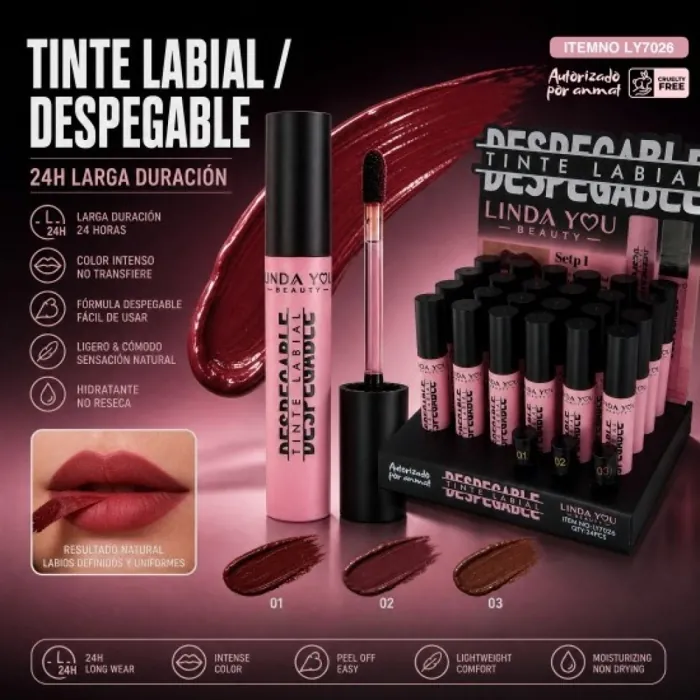 Tinte Labial Desplegable Beauty Peel Off Lip Gloss